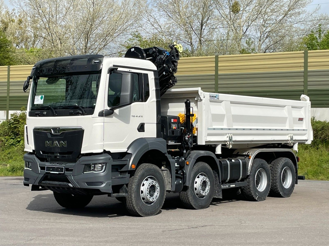 MAN TGS 41.480 8x4/Euro6e Euromix Kipper Hiab 228-6 - Sklápač, Auto s hydraulickou rukou: obrázok 2 MAN TGS 41.480 8x4/Euro6e Euromix Kipper Hiab 228-6 - Sklápač, Auto s hydraulickou rukou: obrázok 2