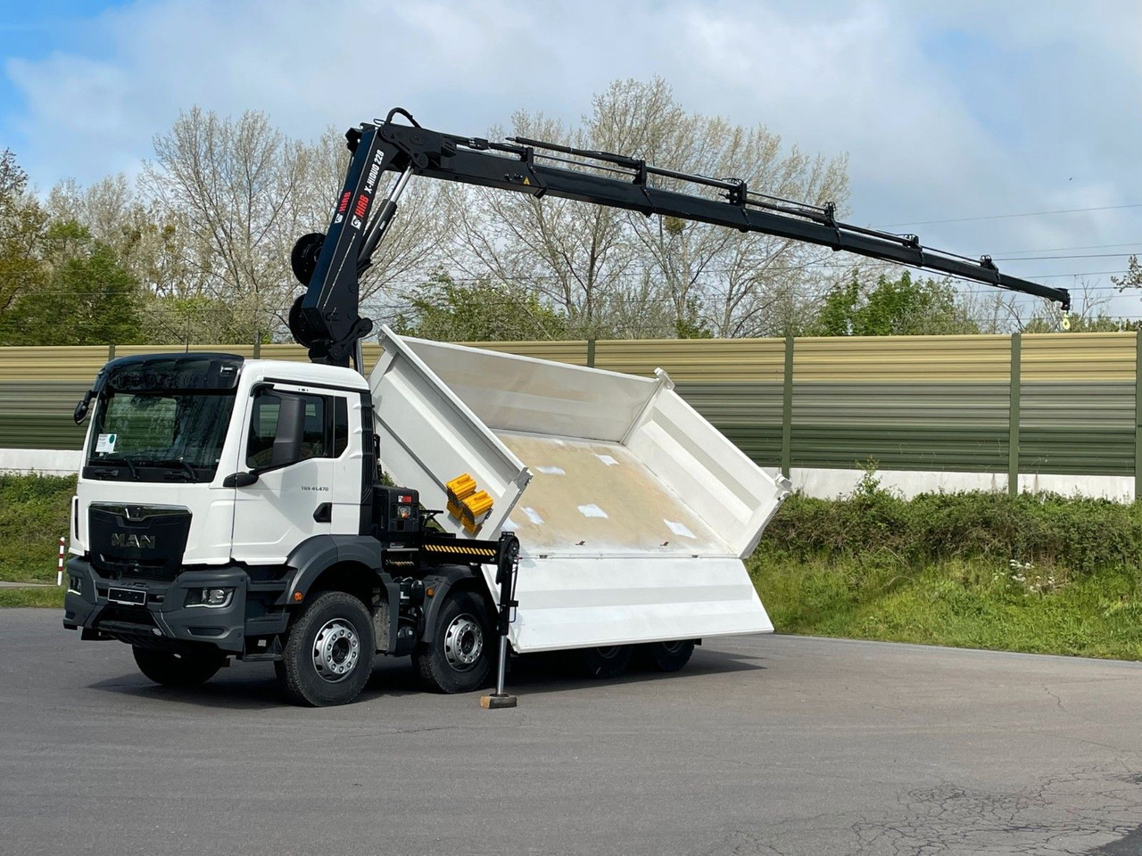 MAN TGS 41.480 8x4/Euro6e Euromix Kipper Hiab 228-6 - Sklápač, Auto s hydraulickou rukou: obrázok 1 MAN TGS 41.480 8x4/Euro6e Euromix Kipper Hiab 228-6 - Sklápač, Auto s hydraulickou rukou: obrázok 1