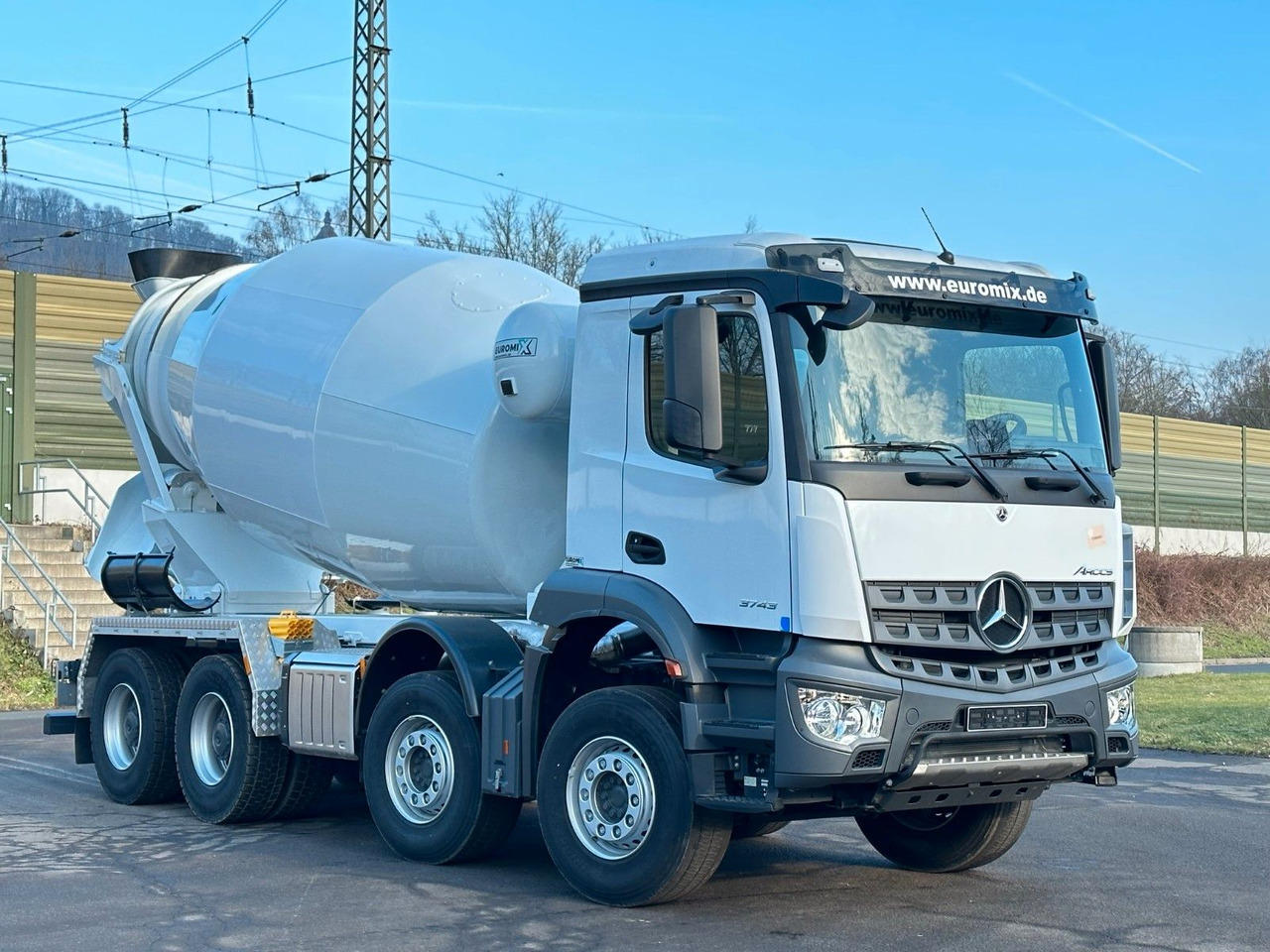 Mercedes-Benz Arocs 5 3743 8X4 / Euro6e EuromixMTP EM 10 L - Domiešavač: obrázok 1 Mercedes-Benz Arocs 5 3743 8X4 / Euro6e EuromixMTP EM 10 L - Domiešavač: obrázok 1