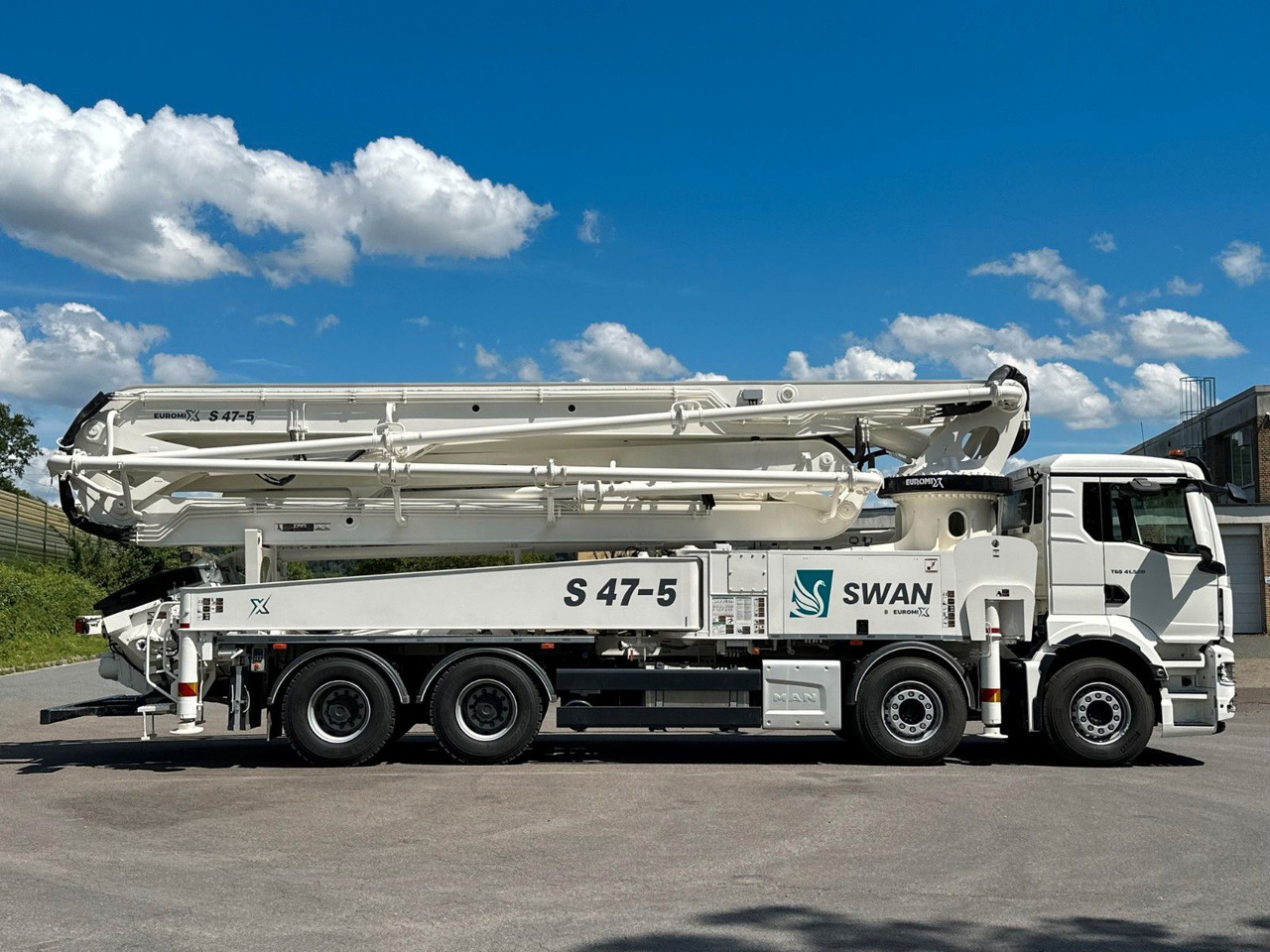 Volvo FMX 500 8x4 SWAN 47m Betonpumpe EuromixMTP - Autočerpadlo: obrázok 1 Volvo FMX 500 8x4 SWAN 47m Betonpumpe EuromixMTP - Autočerpadlo: obrázok 1