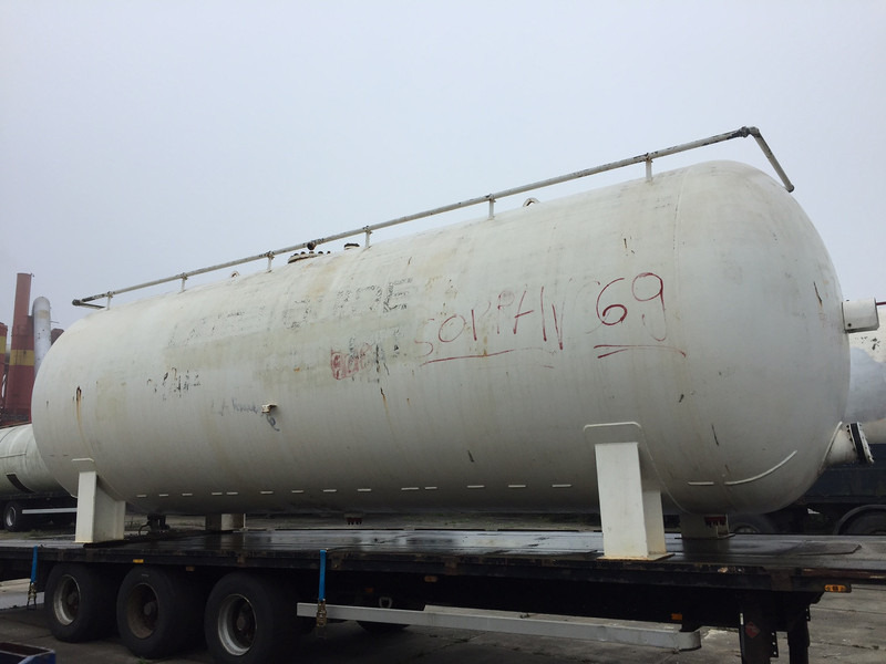 Van Hool Open flatbed trailer Stationary tank 50m3 - Gas, Gaz, LPG, GPL, Propane, Butane ID 1.1 - Cisternový náves: obrázok 2 Van Hool Open flatbed trailer Stationary tank 50m3 - Gas, Gaz, LPG, GPL, Propane, Butane ID 1.1 - Cisternový náves: obrázok 2