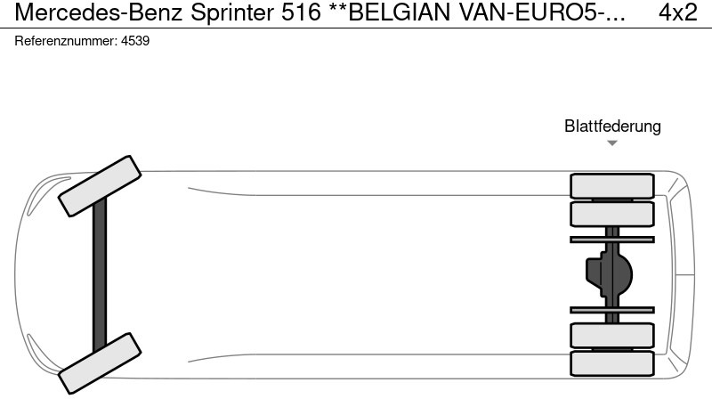 Furgon Mercedes-Benz Sprinter 516 **BELGIAN VAN-EURO5-AUTOMAAT**: obrázok 20