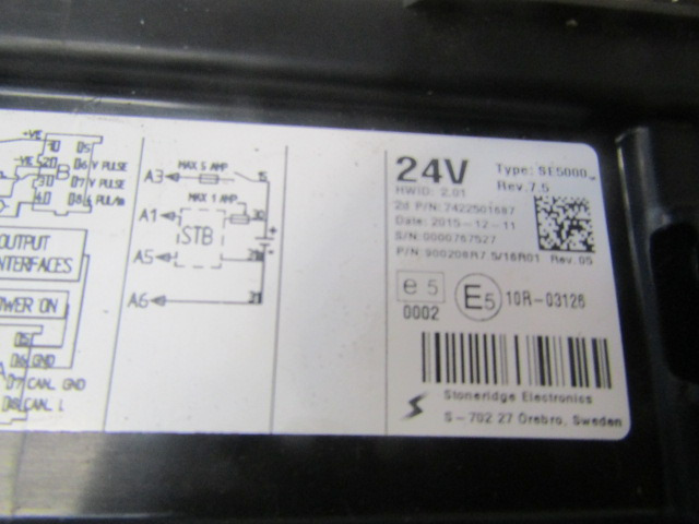 DAF LF 220 EURO 6 DIGITAL TACHO EXAKT DUO TYPE S1-5000 - Kabína a interiér pre Nákladné auto: obrázok 2 DAF LF 220 EURO 6 DIGITAL TACHO EXAKT DUO TYPE S1-5000 - Kabína a interiér pre Nákladné auto: obrázok 2