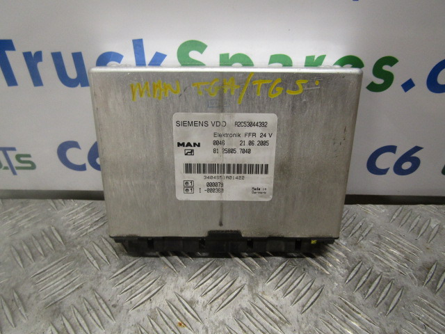 MAN TGA / TGS FFR UNIT ECU P/NO 81.25805.7040 - Riadiaca jednotka pre Nákladné auto: obrázok 1 MAN TGA / TGS FFR UNIT ECU P/NO 81.25805.7040 - Riadiaca jednotka pre Nákladné auto: obrázok 1