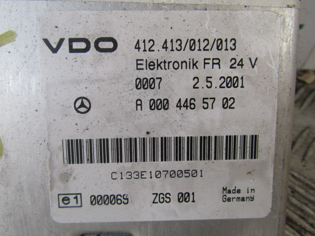 MERCEDES ATEGO 815 ELEKTRONIC FR UNIT P/NO A000 446 5702 - Elektrický systém pre Nákladné auto: obrázok 2 MERCEDES ATEGO 815 ELEKTRONIC FR UNIT P/NO A000 446 5702 - Elektrický systém pre Nákladné auto: obrázok 2