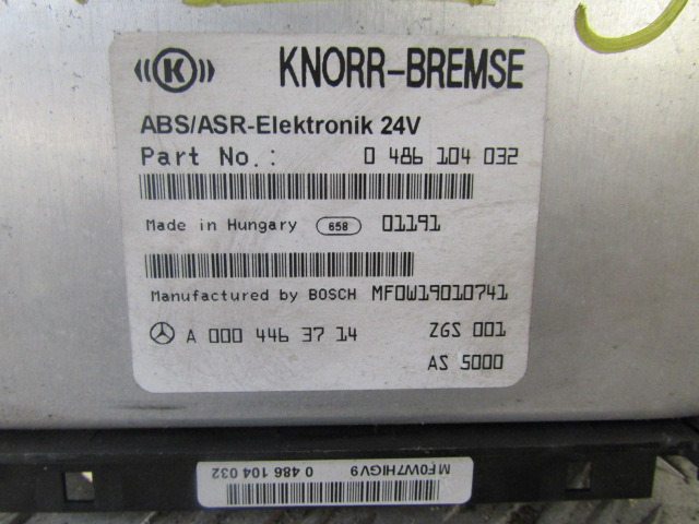 MERCEDES ATEGO ABS / ESR ECU P/NO A000 446 3714 - Riadiaca jednotka pre Nákladné auto: obrázok 2 MERCEDES ATEGO ABS / ESR ECU P/NO A000 446 3714 - Riadiaca jednotka pre Nákladné auto: obrázok 2