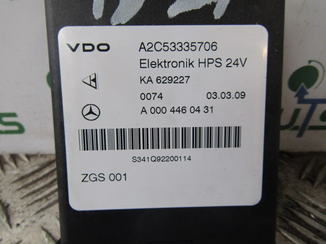 MERCEDES AXOR HPS MODULE P/NO A0004460431 - Riadiaca jednotka pre Nákladné auto: obrázok 2 MERCEDES AXOR HPS MODULE P/NO A0004460431 - Riadiaca jednotka pre Nákladné auto: obrázok 2