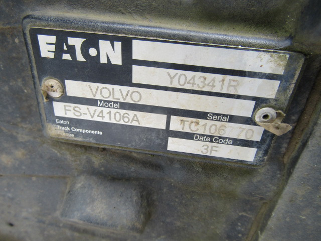 VOLVO FLE EATON 4106A 6 SPEED GEARBOX SUITS 1998 – 2006 TRUCK - Prevodovka pre Nákladné auto: obrázok 2 VOLVO FLE EATON 4106A 6 SPEED GEARBOX SUITS 1998 – 2006 TRUCK - Prevodovka pre Nákladné auto: obrázok 2