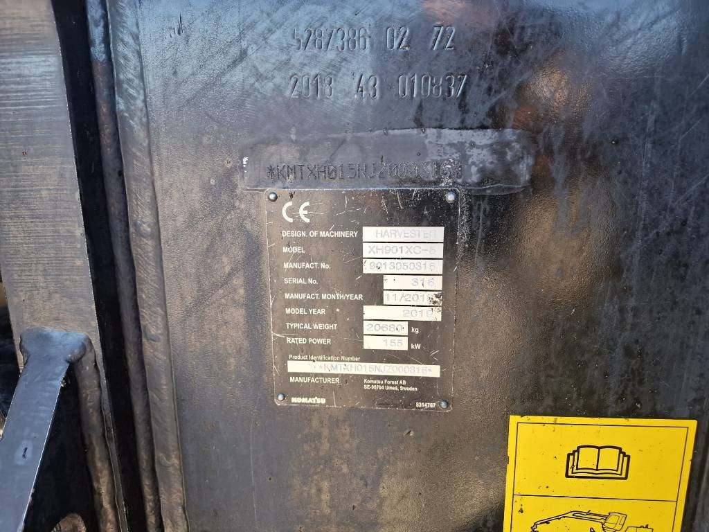 Komatsu 901 XC - Lesnícky harvestor: obrázok 5 Komatsu 901 XC - Lesnícky harvestor: obrázok 5