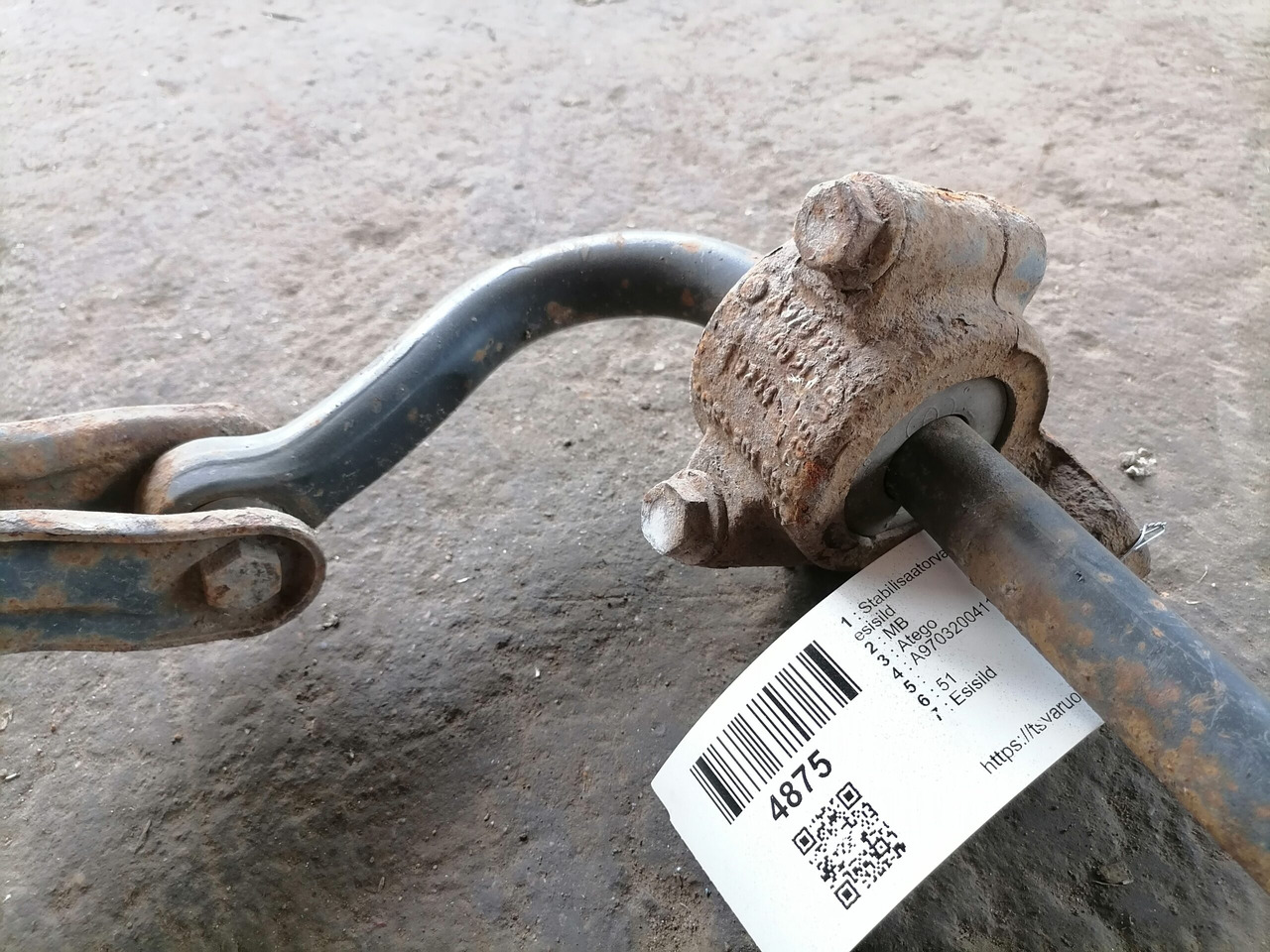 MB Anti-roll bar A9703200411 - Stabilizátor pre Nákladné auto: obrázok 5 MB Anti-roll bar A9703200411 - Stabilizátor pre Nákladné auto: obrázok 5