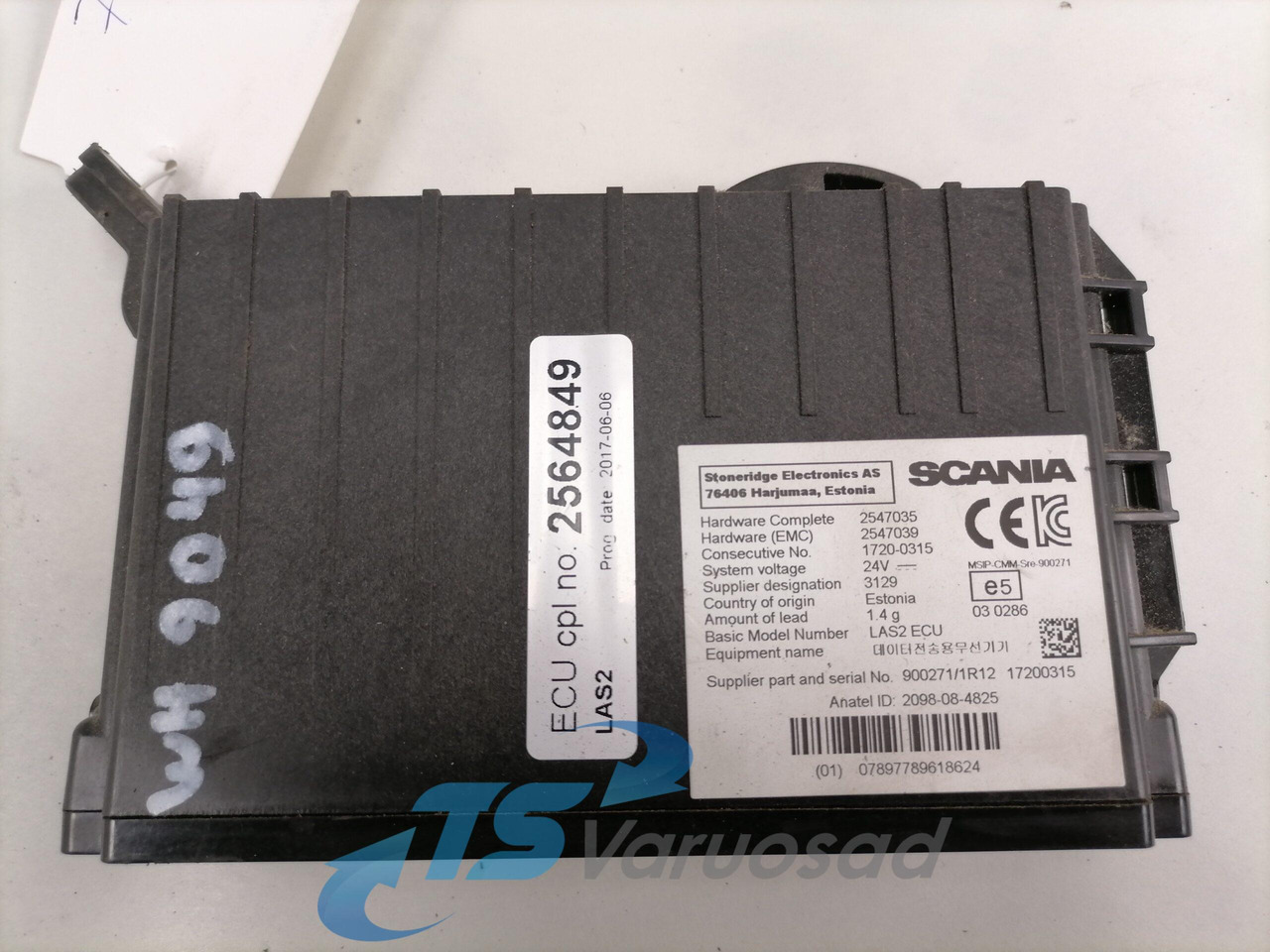 Scania Ecu, LAS 2564849 - Riadiaca jednotka pre Nákladné auto: obrázok 3 Scania Ecu, LAS 2564849 - Riadiaca jednotka pre Nákladné auto: obrázok 3