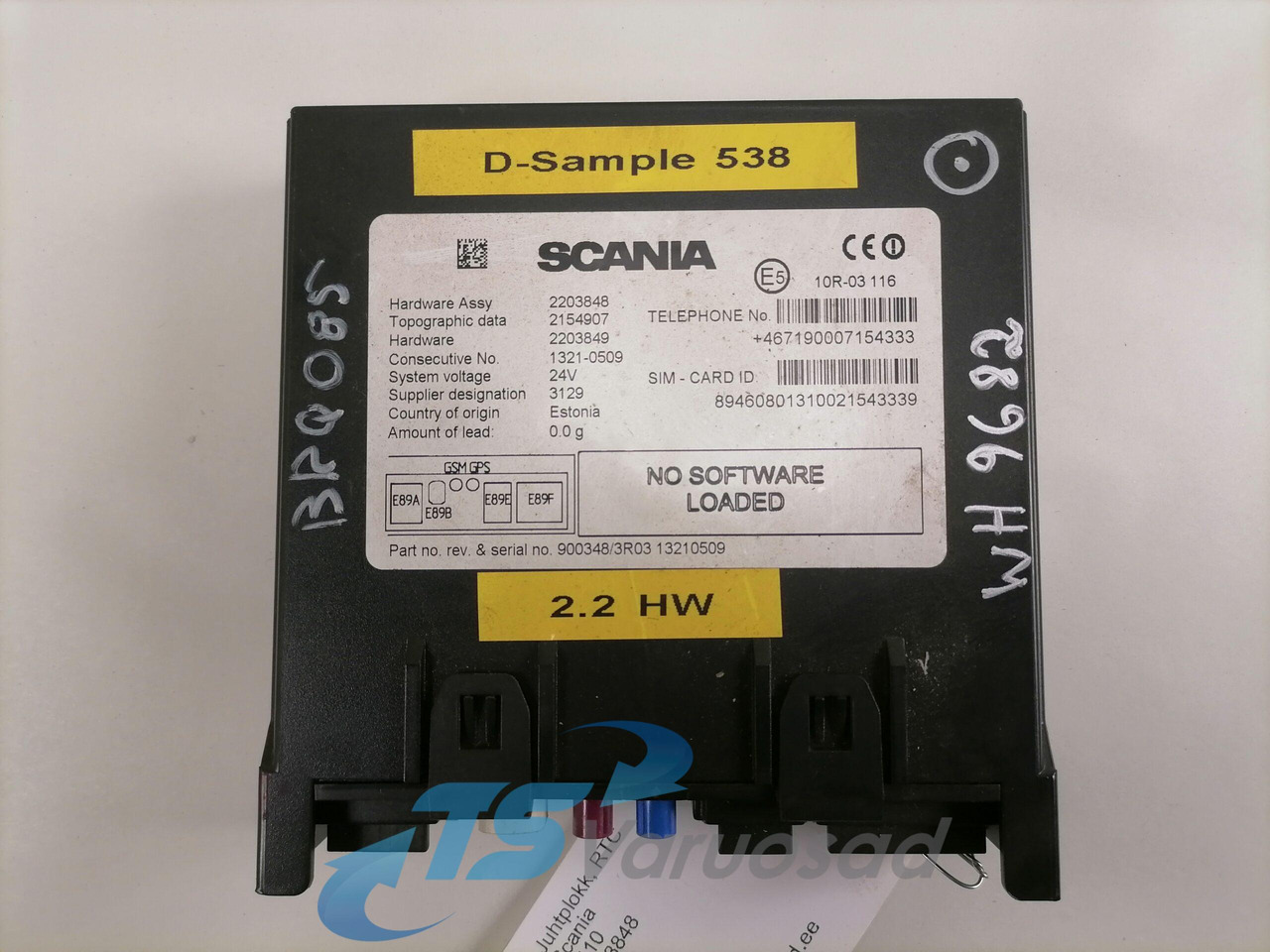Scania Juhtplokk, RTC 2203848 - Riadiaca jednotka pre Nákladné auto: obrázok 2 Scania Juhtplokk, RTC 2203848 - Riadiaca jednotka pre Nákladné auto: obrázok 2