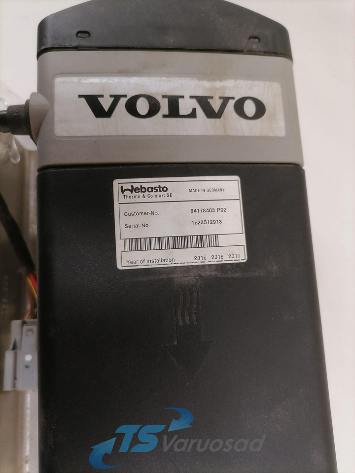 Volvo Auxiliary heater 84178403 - Kúrenie/ Vetranie pre Nákladné auto: obrázok 2 Volvo Auxiliary heater 84178403 - Kúrenie/ Vetranie pre Nákladné auto: obrázok 2