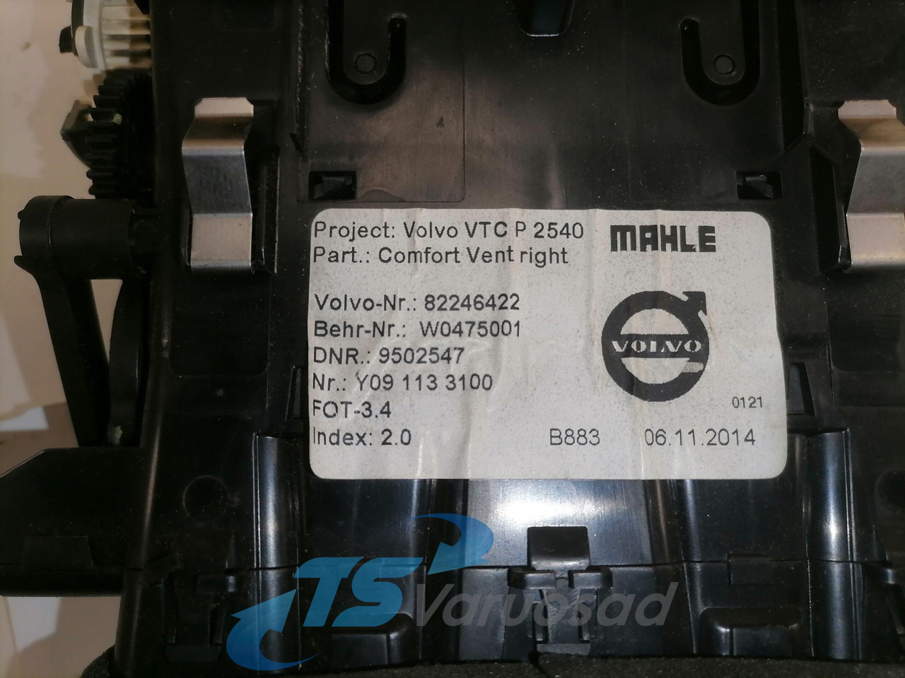Volvo Õhusuunaja 82246422 - Univerzálny diel pre Nákladné auto: obrázok 3 Volvo Õhusuunaja 82246422 - Univerzálny diel pre Nákladné auto: obrázok 3