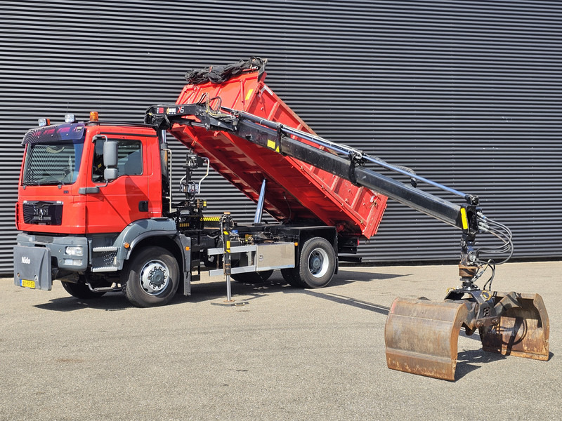 MAN TGM 18.250 / 4X4 / EEV / HIAB CRANE + TIPPER / SPRING - Sklápač, Auto s hydraulickou rukou: obrázok 3 MAN TGM 18.250 / 4X4 / EEV / HIAB CRANE + TIPPER / SPRING - Sklápač, Auto s hydraulickou rukou: obrázok 3