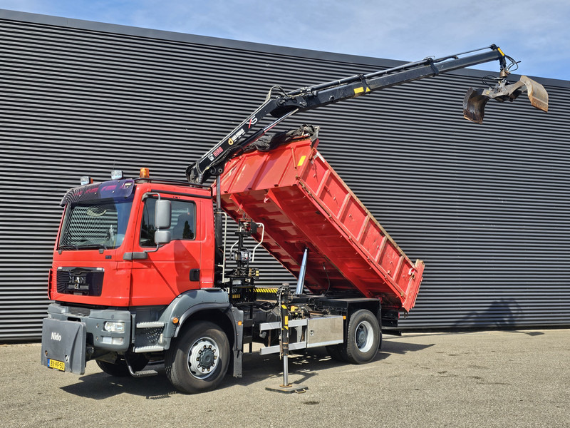 MAN TGM 18.250 / 4X4 / EEV / HIAB CRANE + TIPPER / SPRING - Sklápač, Auto s hydraulickou rukou: obrázok 1 MAN TGM 18.250 / 4X4 / EEV / HIAB CRANE + TIPPER / SPRING - Sklápač, Auto s hydraulickou rukou: obrázok 1