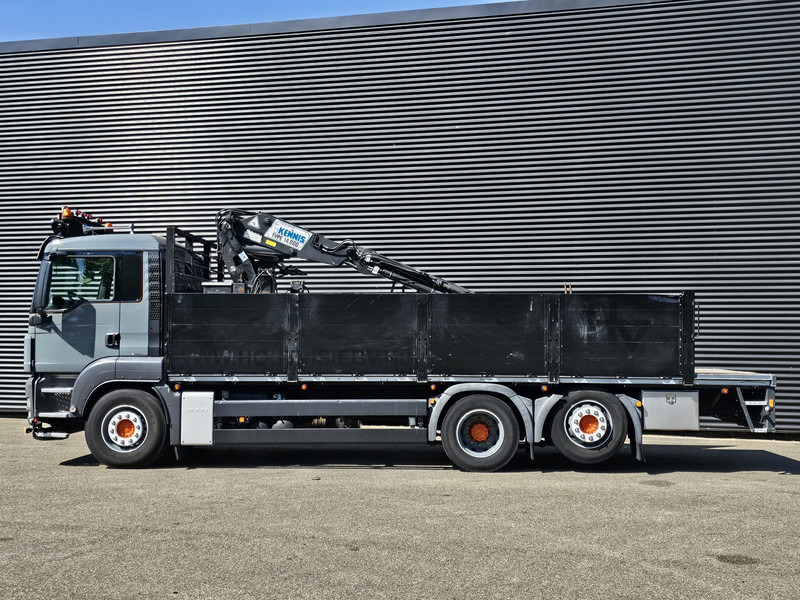 Valníkový/ Plošinový nákladný automobil, Auto s hydraulickou rukou MAN TGS 26.360 / 6X2-4 BL / KENNIS ROLLER CRANE / KRAN: obrázok 14