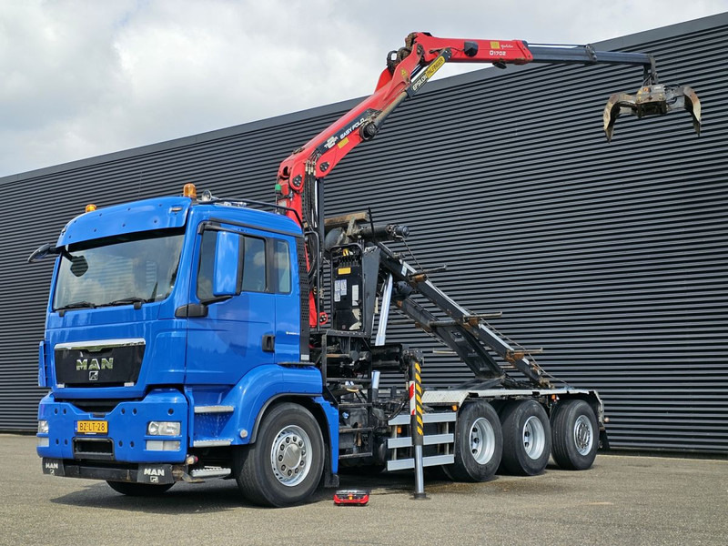 MAN TGS 35.400 / 8x4-4 / CONTAINER SYSTEM / PALFINGER Z CRANE - Nákladne vozidlo - káblový systém, Auto s hydraulickou rukou: obrázok 1 MAN TGS 35.400 / 8x4-4 / CONTAINER SYSTEM / PALFINGER Z CRANE - Nákladne vozidlo - káblový systém, Auto s hydraulickou rukou: obrázok 1