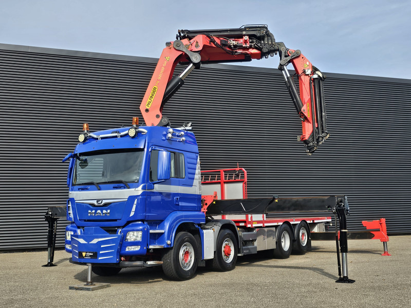 MAN TGS 35.500 8x4-6 / PALFINGER 92 t/m CRANE +JIB - Valníkový/ Plošinový nákladný automobil: obrázok 4 MAN TGS 35.500 8x4-6 / PALFINGER 92 t/m CRANE +JIB - Valníkový/ Plošinový nákladný automobil: obrázok 4