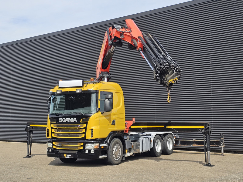 Scania G400 6x2 / PALFINGER PK 60002 / WINCH / BALLAST - Valníkový/ Plošinový nákladný automobil, Auto s hydraulickou rukou: obrázok 5 Scania G400 6x2 / PALFINGER PK 60002 / WINCH / BALLAST - Valníkový/ Plošinový nákladný automobil, Auto s hydraulickou rukou: obrázok 5