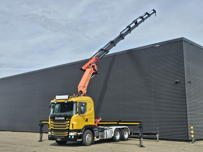 Scania G400 6x2 / PALFINGER PK 60002 / WINCH / BALLAST - Valníkový/ Plošinový nákladný automobil, Auto s hydraulickou rukou: obrázok 1 Scania G400 6x2 / PALFINGER PK 60002 / WINCH / BALLAST - Valníkový/ Plošinový nákladný automobil, Auto s hydraulickou rukou: obrázok 1