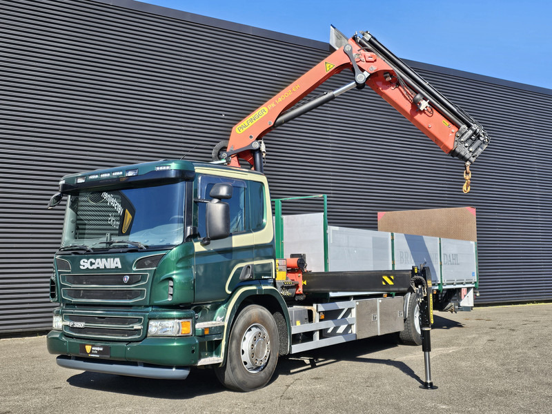 Scania P320 4x2 / PALFINGER 14TM / CRANE/KRAN/GRUE - Valníkový/ Plošinový nákladný automobil, Auto s hydraulickou rukou: obrázok 4 Scania P320 4x2 / PALFINGER 14TM / CRANE/KRAN/GRUE - Valníkový/ Plošinový nákladný automobil, Auto s hydraulickou rukou: obrázok 4