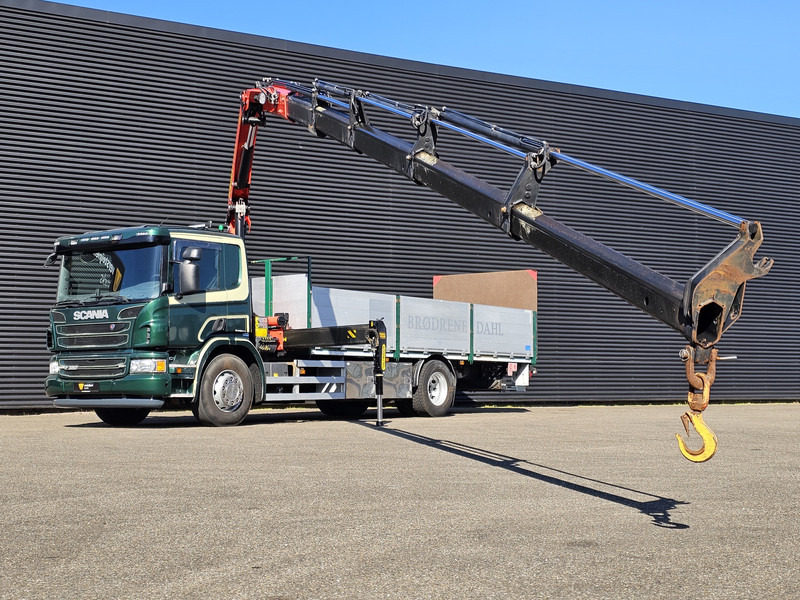 Scania P320 4x2 / PALFINGER 14TM / CRANE/KRAN/GRUE - Valníkový/ Plošinový nákladný automobil, Auto s hydraulickou rukou: obrázok 2 Scania P320 4x2 / PALFINGER 14TM / CRANE/KRAN/GRUE - Valníkový/ Plošinový nákladný automobil, Auto s hydraulickou rukou: obrázok 2