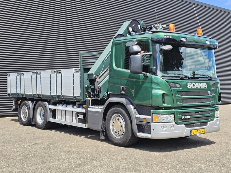 Scania P410 / 6X2-4 / 21 t/m CRANE / KRAN - Valníkový/ Plošinový nákladný automobil, Auto s hydraulickou rukou: obrázok 4 Scania P410 / 6X2-4 / 21 t/m CRANE / KRAN - Valníkový/ Plošinový nákladný automobil, Auto s hydraulickou rukou: obrázok 4