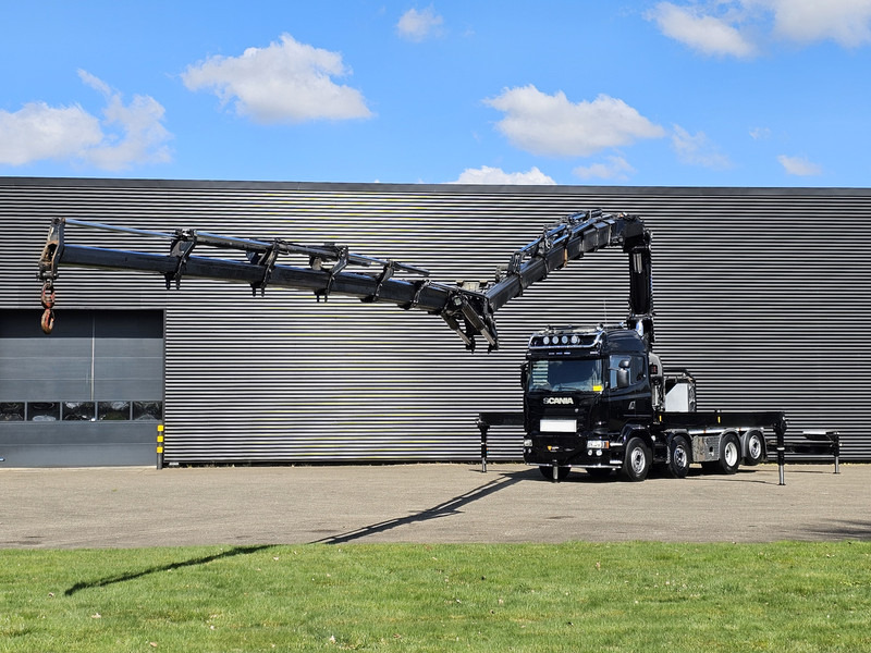 Scania R490 / 8x2 / HMF 85 TM CRANE / WINCH / JIB - Auto s hydraulickou rukou: obrázok 5 Scania R490 / 8x2 / HMF 85 TM CRANE / WINCH / JIB - Auto s hydraulickou rukou: obrázok 5