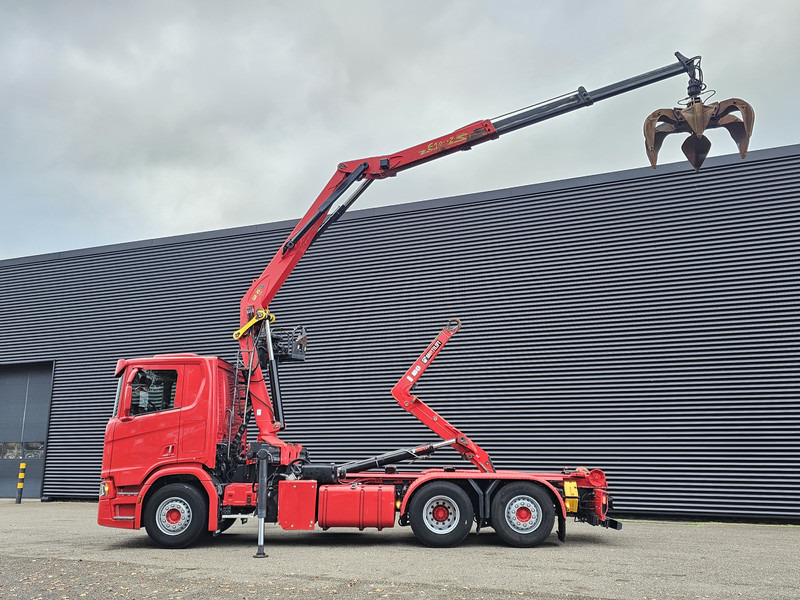 Scania R520 V8 6x2/4 / EPSILON CRANE + HOOKLIFT - Hákový nosič kontajnerov, Auto s hydraulickou rukou: obrázok 3 Scania R520 V8 6x2/4 / EPSILON CRANE + HOOKLIFT - Hákový nosič kontajnerov, Auto s hydraulickou rukou: obrázok 3