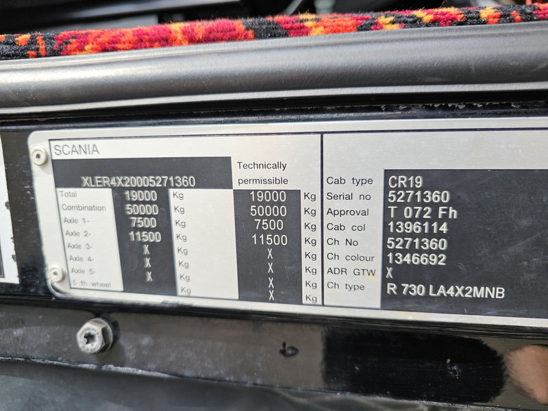 Leasing Scania R730 V8 4x2 TOPLINE / FULL AIR / RETARDER / HYDRAULIC Scania R730 V8 4x2 TOPLINE / FULL AIR / RETARDER / HYDRAULIC: obrázok 20 Leasing Scania R730 V8 4x2 TOPLINE / FULL AIR / RETARDER / HYDRAULIC Scania R730 V8 4x2 TOPLINE / FULL AIR / RETARDER / HYDRAULIC: obrázok 20