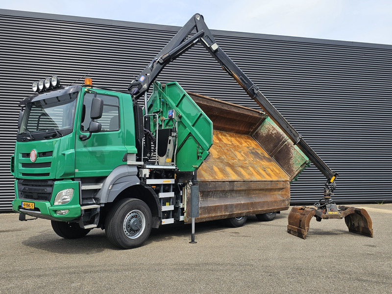 Tatra T158/II 6X6 / HMF Z CRANE + 2 SIDE TIPPER - Sklápač, Auto s hydraulickou rukou: obrázok 4 Tatra T158/II 6X6 / HMF Z CRANE + 2 SIDE TIPPER - Sklápač, Auto s hydraulickou rukou: obrázok 4