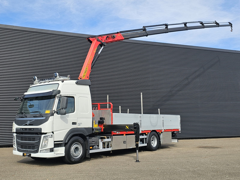Volvo FM420 4x2 / PALFINGER 18502 - 17 mtr / CRANE / KRAN - Valníkový/ Plošinový nákladný automobil, Auto s hydraulickou rukou: obrázok 1 Volvo FM420 4x2 / PALFINGER 18502 - 17 mtr / CRANE / KRAN - Valníkový/ Plošinový nákladný automobil, Auto s hydraulickou rukou: obrázok 1