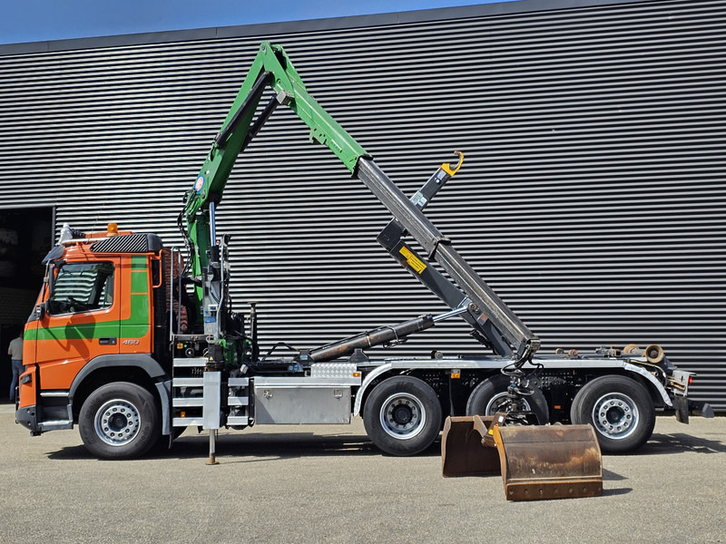 Volvo FMX 460 / 8x4-4 / HMF CRANE + HOOKLIFT / CONTAINER - Hákový nosič kontajnerov, Auto s hydraulickou rukou: obrázok 4 Volvo FMX 460 / 8x4-4 / HMF CRANE + HOOKLIFT / CONTAINER - Hákový nosič kontajnerov, Auto s hydraulickou rukou: obrázok 4