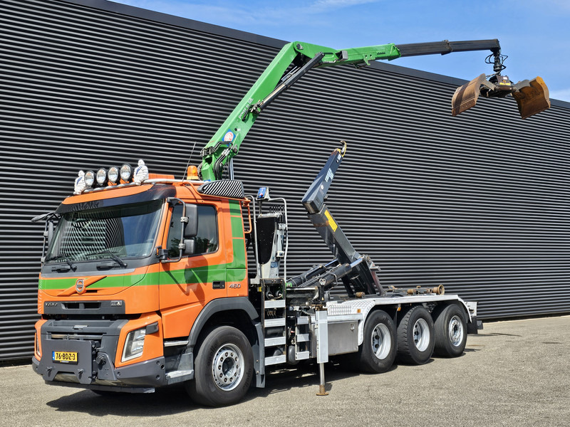 Volvo FMX 460 / 8x4-4 / HMF CRANE + HOOKLIFT / CONTAINER - Hákový nosič kontajnerov, Auto s hydraulickou rukou: obrázok 1 Volvo FMX 460 / 8x4-4 / HMF CRANE + HOOKLIFT / CONTAINER - Hákový nosič kontajnerov, Auto s hydraulickou rukou: obrázok 1