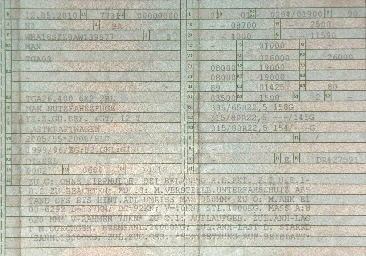 MAN 26.400 TGS | Meiller RK 20.70 | hydr. Container. - Hákový nosič kontajnerov: obrázok 2 MAN 26.400 TGS | Meiller RK 20.70 | hydr. Container. - Hákový nosič kontajnerov: obrázok 2