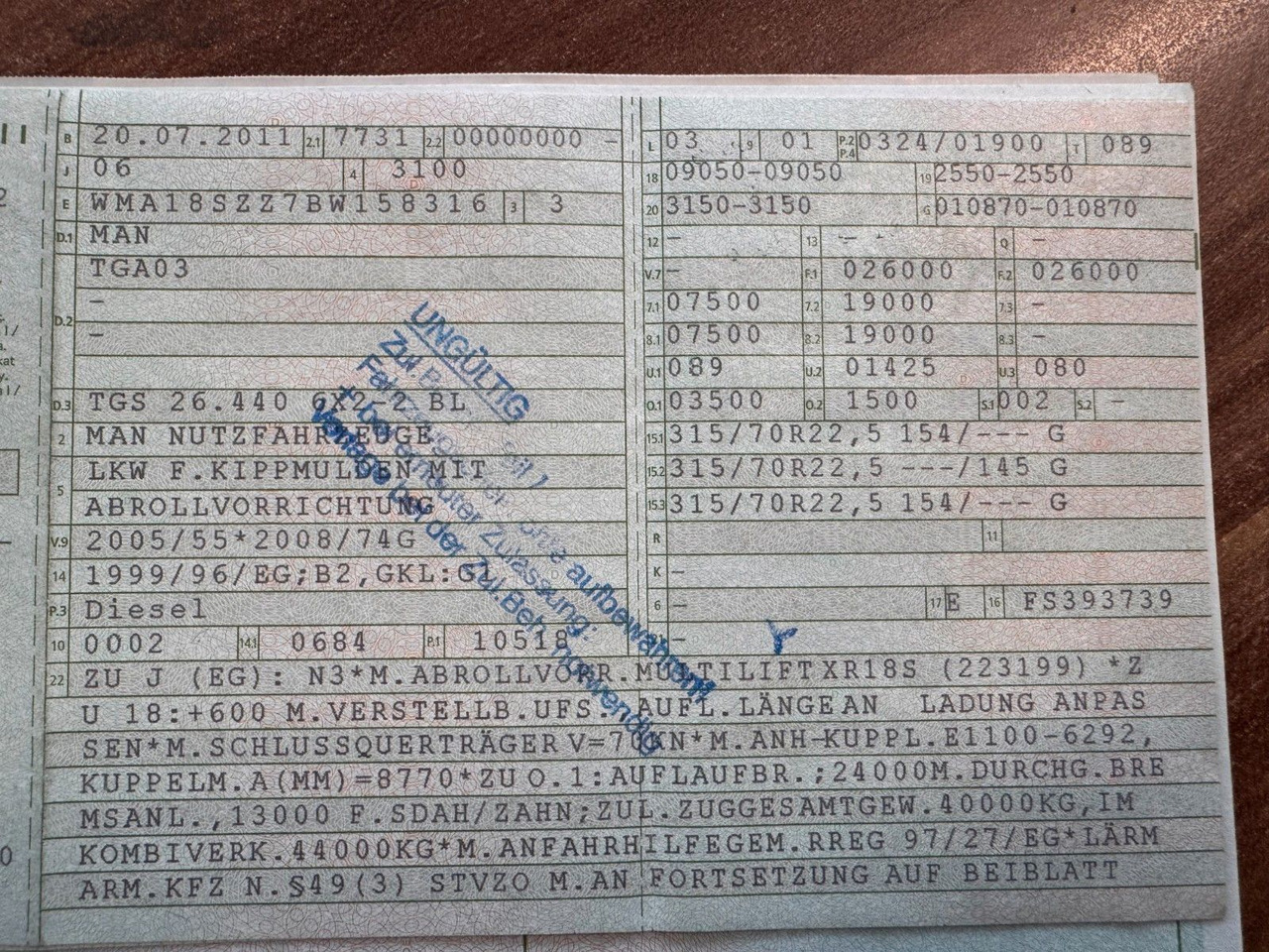 MAN 26.440 6X2 Multilift Abroller - Hákový nosič kontajnerov: obrázok 3 MAN 26.440 6X2 Multilift Abroller - Hákový nosič kontajnerov: obrázok 3