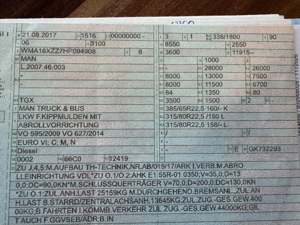 MAN 26.460 6X2 Retarder Klima Navigation guter Zust. MAN 26.460 6X2 Retarder Klima Navigation guter Zust. - Hákový nosič kontajnerov: obrázok 2 MAN 26.460 6X2 Retarder Klima Navigation guter Zust. MAN 26.460 6X2 Retarder Klima Navigation guter Zust. - Hákový nosič kontajnerov: obrázok 2