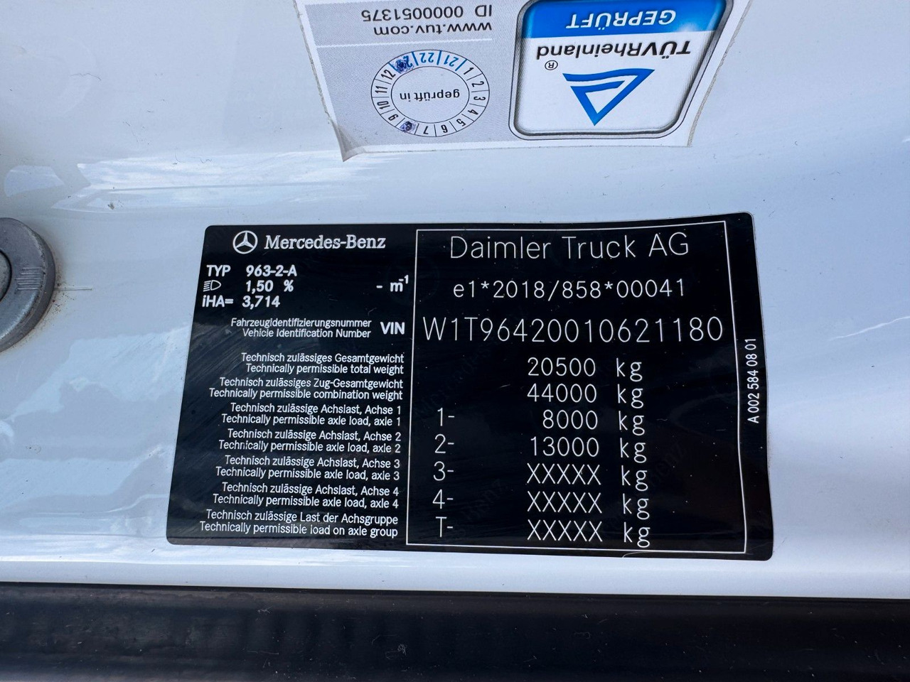 Mercedes-Benz 1835 2135 4X2 Meiller 3 S. Kipper Top Zustand - Sklápač: obrázok 2 Mercedes-Benz 1835 2135 4X2 Meiller 3 S. Kipper Top Zustand - Sklápač: obrázok 2