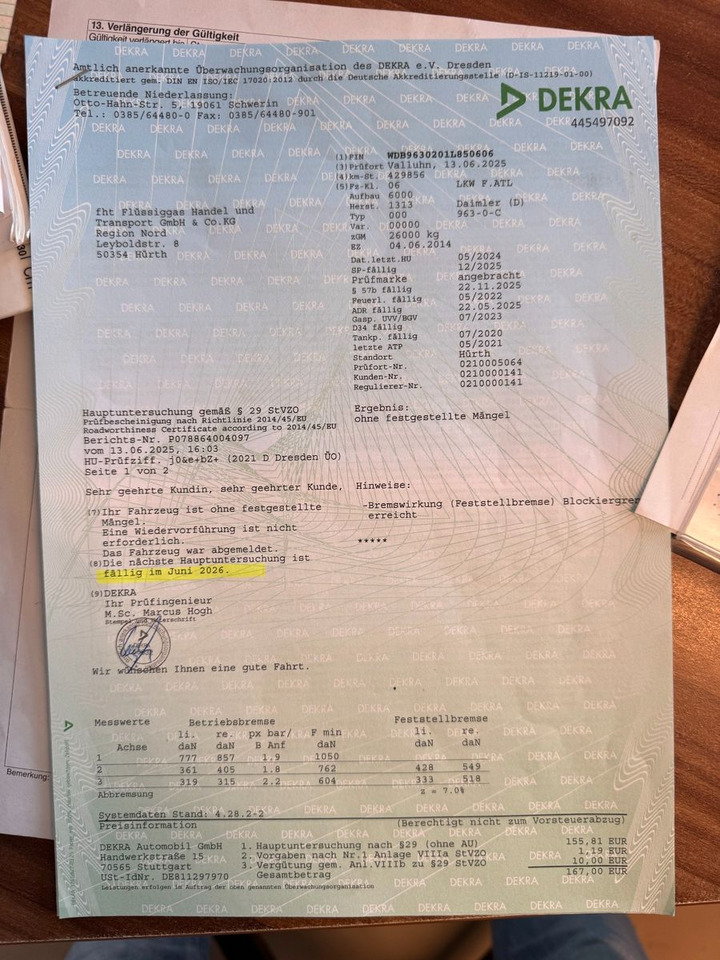 Mercedes-Benz 2536 ADR Valid & kipphydraulik für Gastank - Cisternové vozidlo: obrázok 4 Mercedes-Benz 2536 ADR Valid & kipphydraulik für Gastank - Cisternové vozidlo: obrázok 4