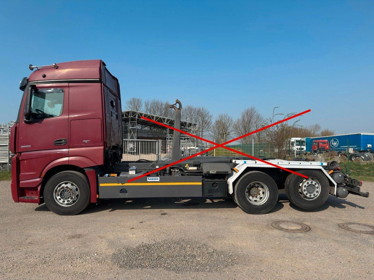 Mercedes-Benz 2558 6x2 Fahrgestell Chassis | Retarder | Klima - Podvozek s kabinou: obrázok 4 Mercedes-Benz 2558 6x2 Fahrgestell Chassis | Retarder | Klima - Podvozek s kabinou: obrázok 4