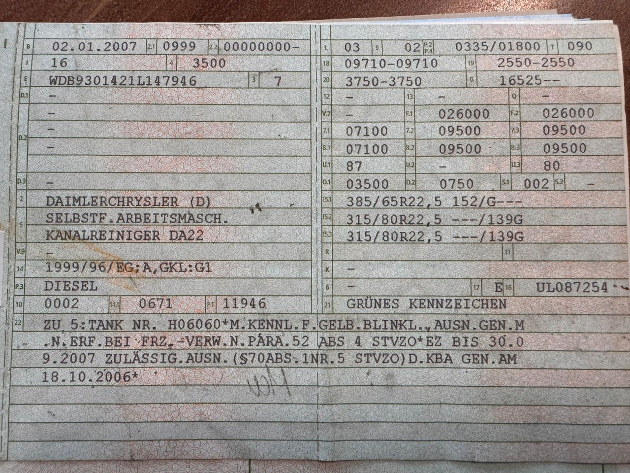 Mercedes-Benz 2646 6X4 Hellmers Saug Druck Spülwagen Retarder - Fekálne vozidlo: obrázok 3 Mercedes-Benz 2646 6X4 Hellmers Saug Druck Spülwagen Retarder - Fekálne vozidlo: obrázok 3