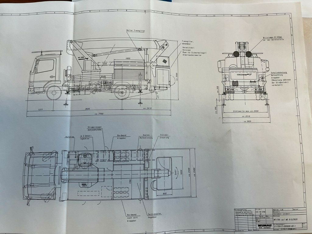 Mercedes-Benz 815 4x2 Hubarbeitsbühne Wumag 170 high 17 m Mercedes-Benz 815 4x2 Hubarbeitsbühne Wumag 170 high 17 m - Automobilová plošina, Dodávka: obrázok 5 Mercedes-Benz 815 4x2 Hubarbeitsbühne Wumag 170 high 17 m Mercedes-Benz 815 4x2 Hubarbeitsbühne Wumag 170 high 17 m - Automobilová plošina, Dodávka: obrázok 5