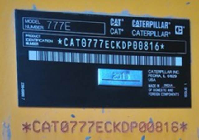 CAT 777E - Pevný damper: obrázok 5 CAT 777E - Pevný damper: obrázok 5