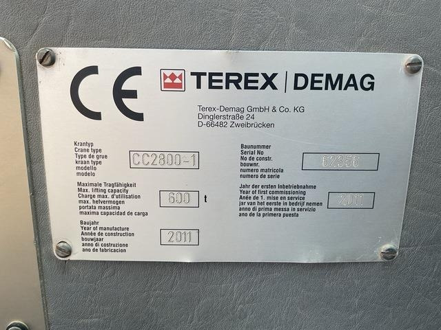 Terex Demag CC2800-1 - Pásový žeriav: obrázok 5 Terex Demag CC2800-1 - Pásový žeriav: obrázok 5