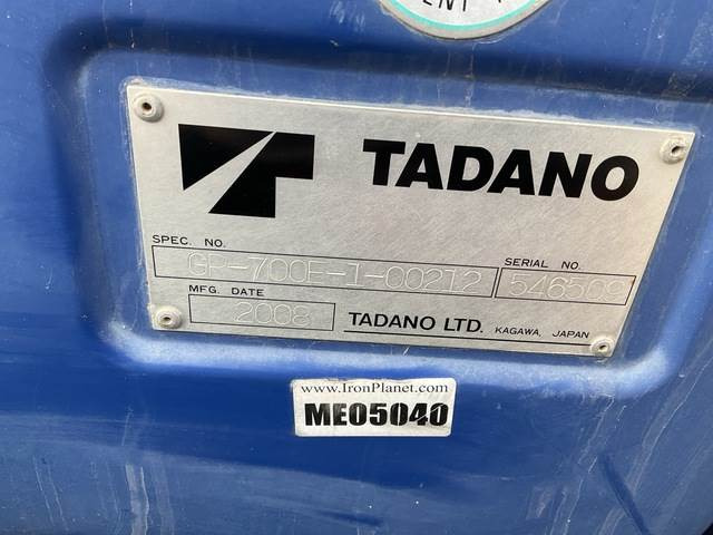 Tadano GR700EX - Terénny žeriav: obrázok 5 Tadano GR700EX - Terénny žeriav: obrázok 5