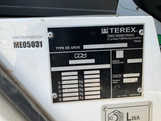 Terex AC60/3 - Žeriav pre všetky terény: obrázok 5 Terex AC60/3 - Žeriav pre všetky terény: obrázok 5