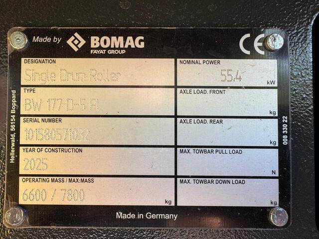 Bomag BW177D-5 PL - Kompaktor: obrázok 5 Bomag BW177D-5 PL - Kompaktor: obrázok 5