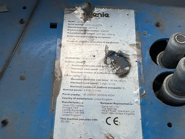 Genie GS2632 - Samohybná plošiny: obrázok 5 Genie GS2632 - Samohybná plošiny: obrázok 5