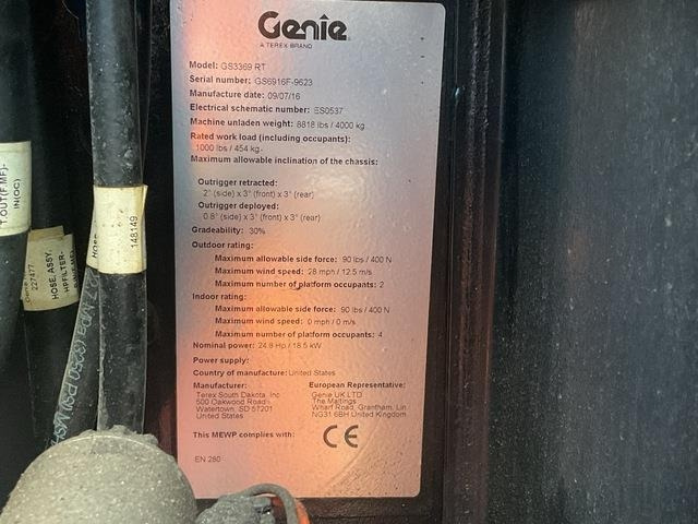 Genie GS3369RT - Samohybná plošiny: obrázok 5 Genie GS3369RT - Samohybná plošiny: obrázok 5